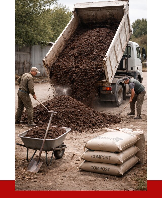 Купить компост в Апатитах от 4356 р. за куб с доставкой | ПРОНЕРУДПтт