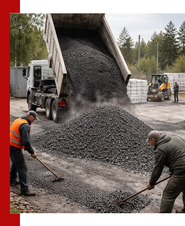 Доставка и продажа асфальтного гранулята в Апатитах