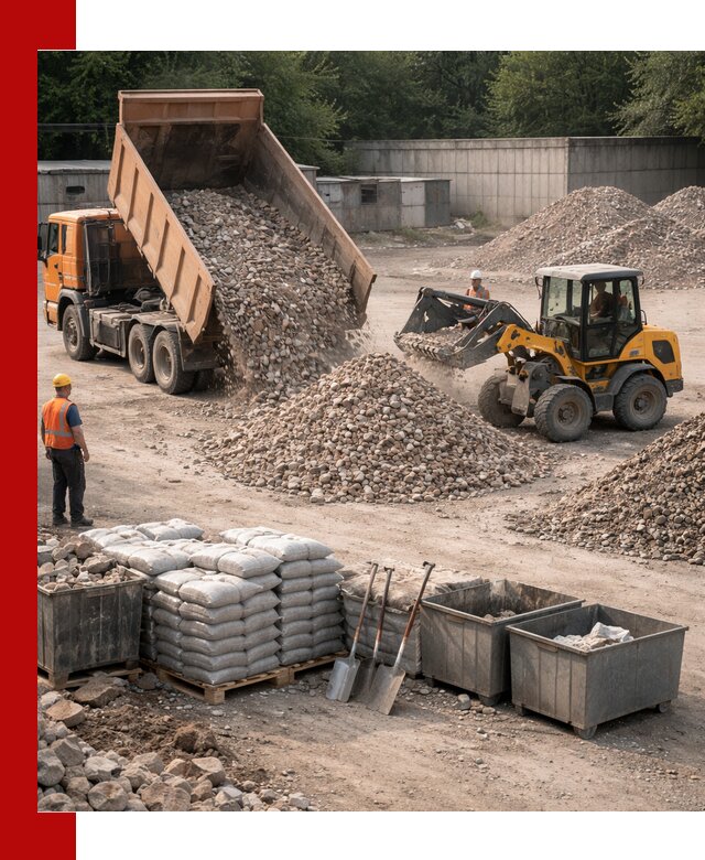 Вторичные материалы для отсыпки в Апатитах — поставка и доставка