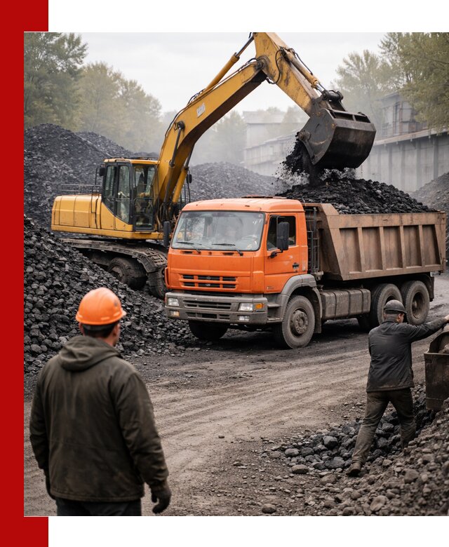 Доставка угля автотранспортом в Апатитах быстро и выгодно
