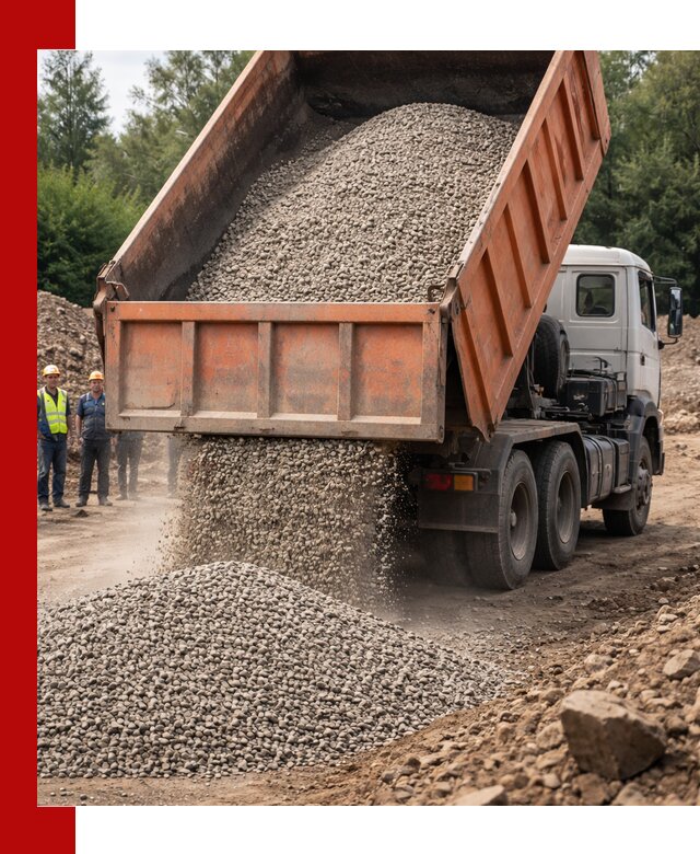 Доставка сыпучих материалов самосвалом в Апатитах быстро и надежно