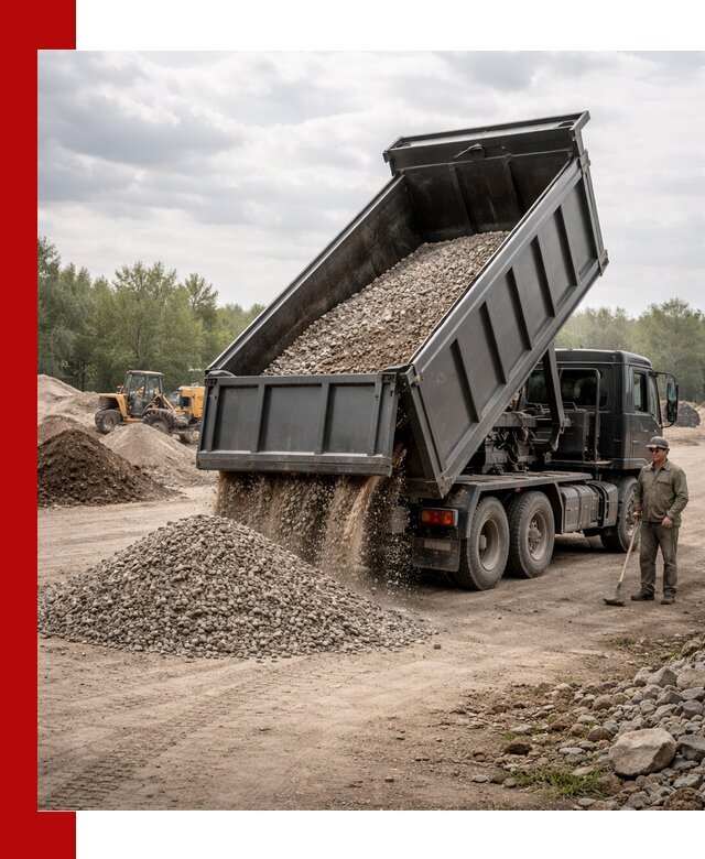 Доставка самосвалом 30 м3 по выгодным ценам в Апатитах