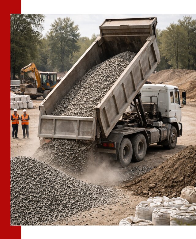 Аренда самосвала в Апатитах для доставки сыпучих и нерудных материалов