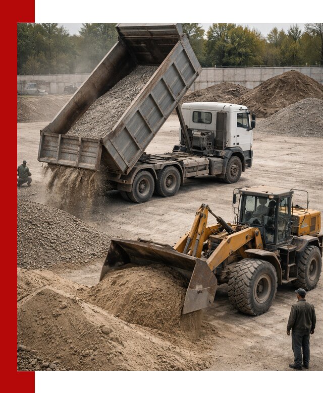 Перевозка сыпучих грузов самосвалами и бортовыми в Апатитах