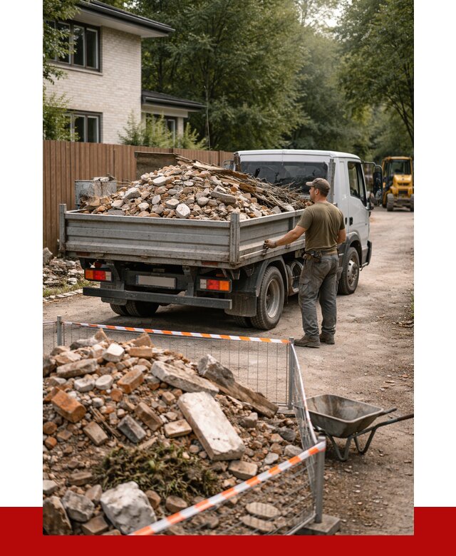 Вывоз строительного мусора с погрузкой в Апатитах от 7779 р | ПРОНЕРУДПтт