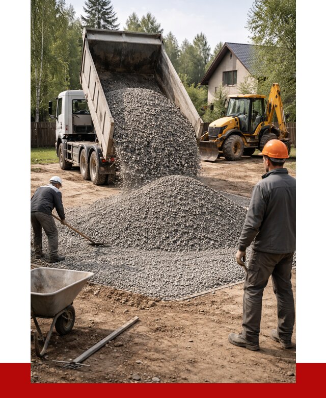 Отсыпка участка щебнем в Апатитах от 6742 р. ПРОНЕРУДПтт