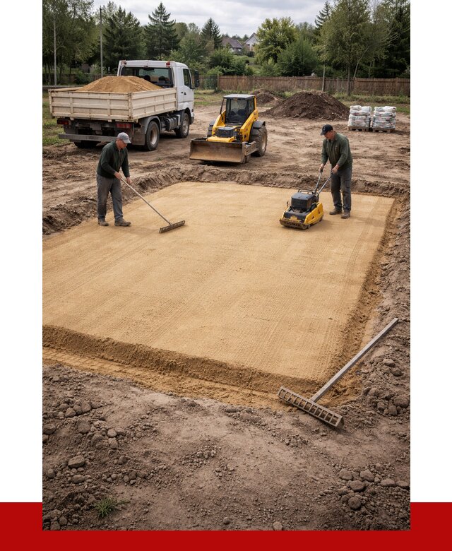 Устройство песчаной подушки в Апатитах от 4667 р. ПРОНЕРУДПтт