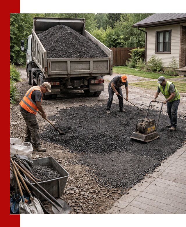 Асфальтовая крошка для двора с доставкой в Апатитах